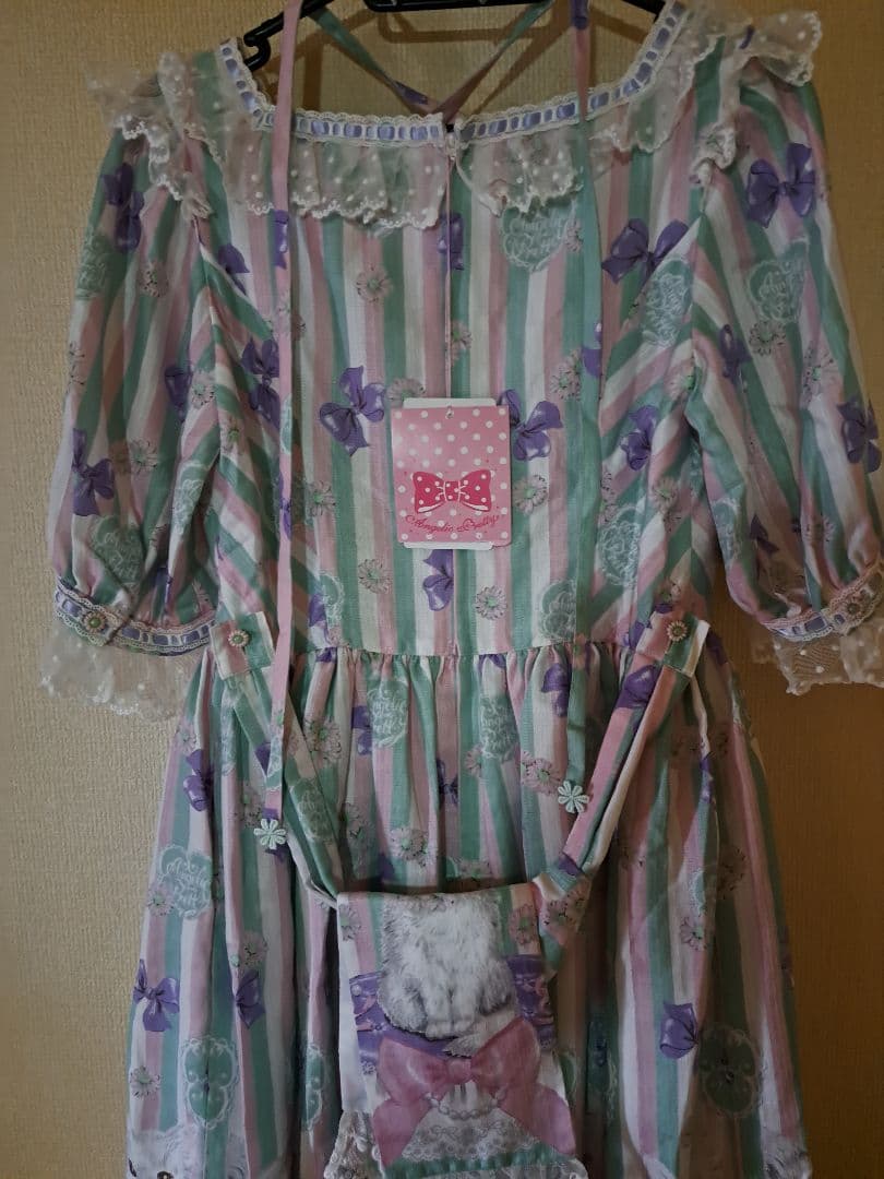 Angelic Pretty Fleur Catワンピ&カチュ ミント　未使用