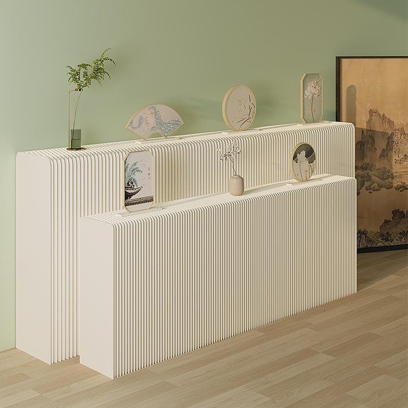 ディスプレイラック展示台セット陳列台 組立不要 折りたたみ長さ2-3ｍ幅42㎝