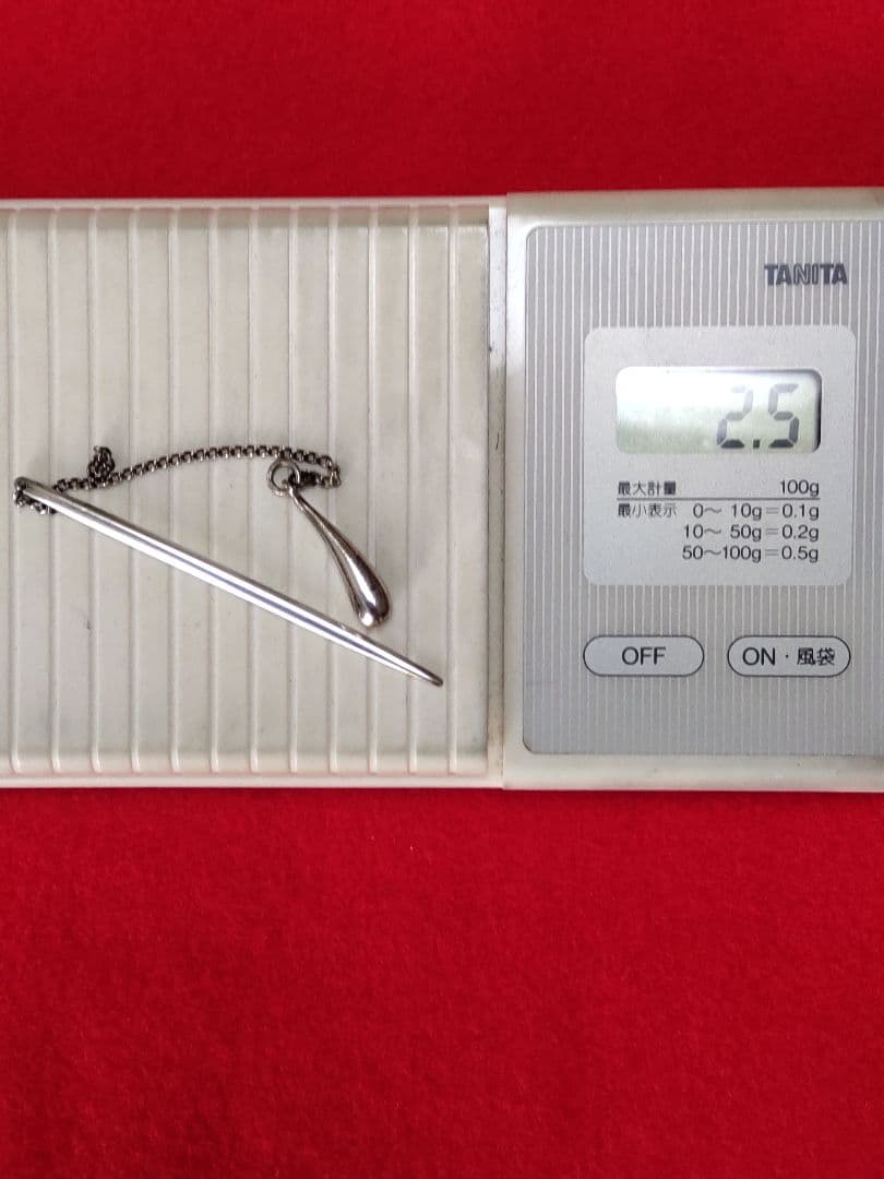 銀製笹模様お取りしゃもじ二点/銀製楊枝