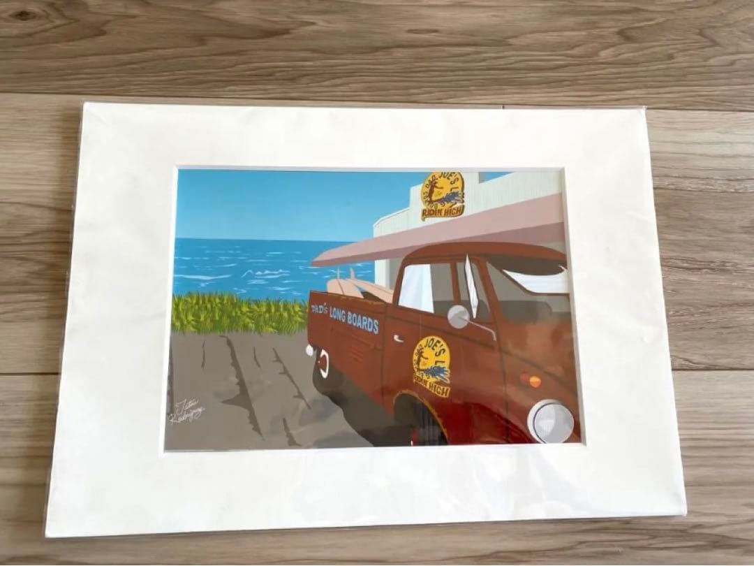 【新品】Hawaiian art ハワイグッズ　ハワイ絵画