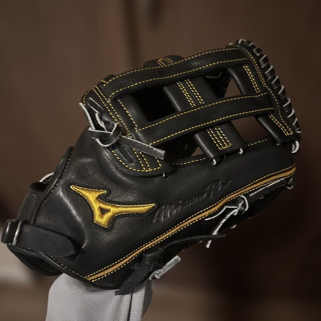 【アメリカ限定】ミズノプロ　野球　ファーストミット　硬式用　ブラック　日本未発売