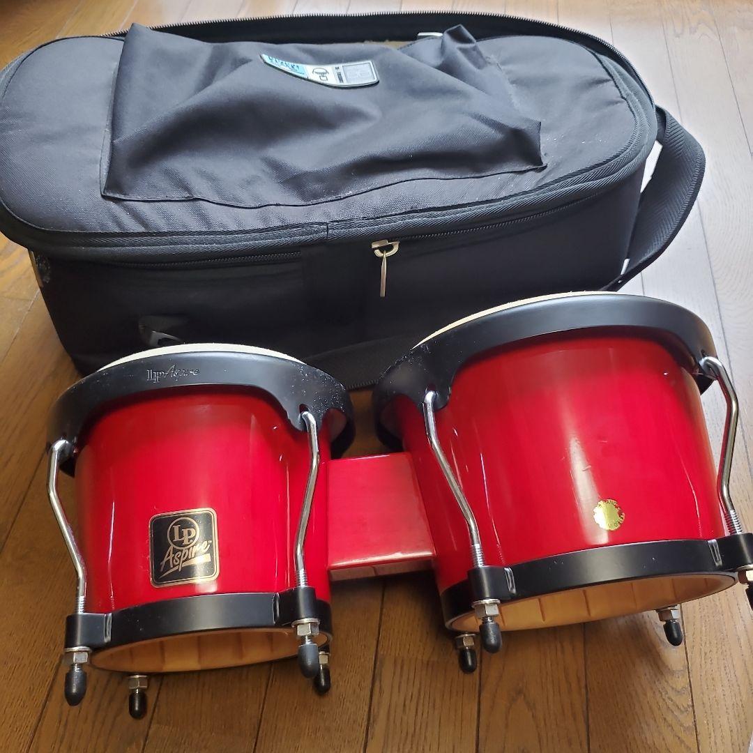 LP Aspire　Wood Bongo　ウッド　ボンゴ　キャリングバッグ付き