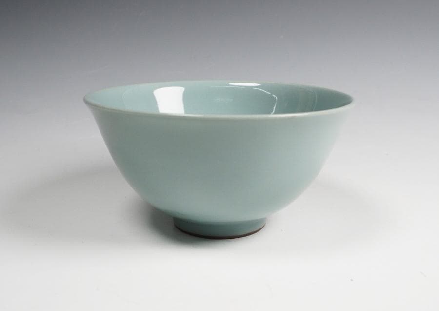 諏訪蘇山 青磁茶碗 共箱 茶道具