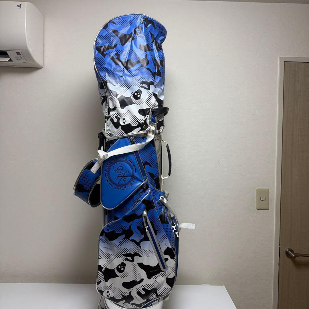MARK & LONA ゴルフバッグブルー迷彩