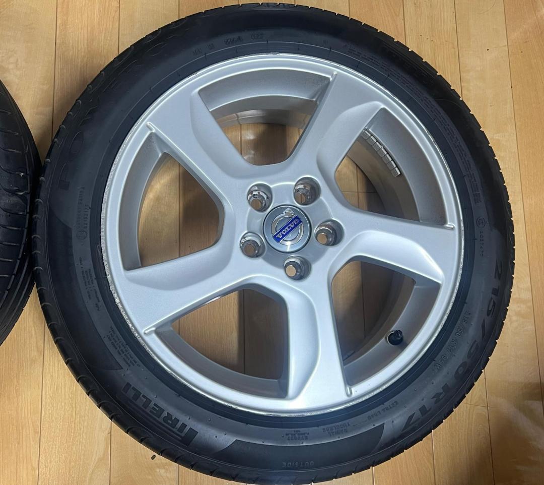 VOLVOホイール 17x7+50 PCD 108 215/50R17 タイヤ
