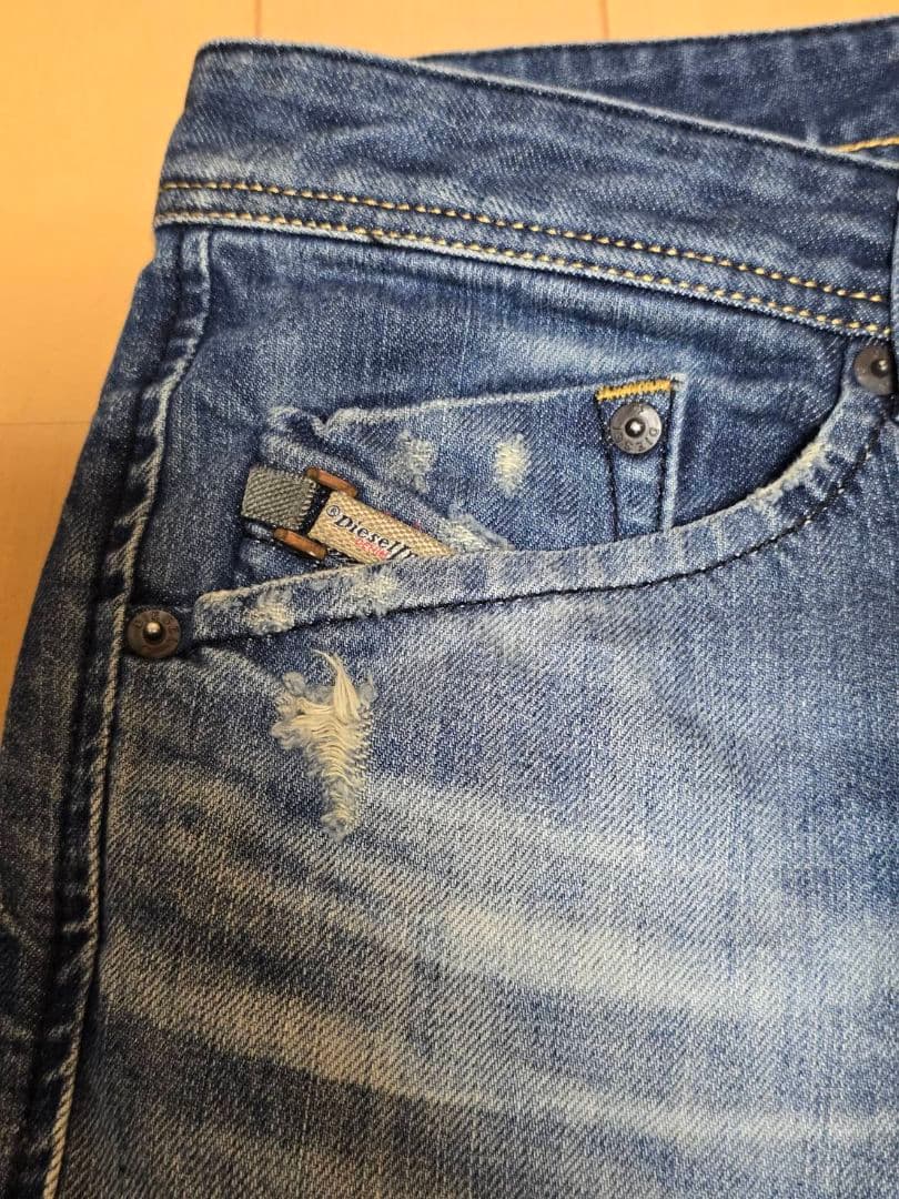 ​【名作】ディーゼル DARRON 0831J W32 濃紺スリム テーパード