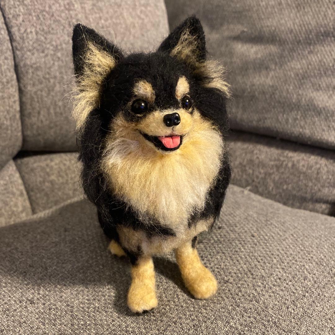 羊毛フェルト　チワワ　犬