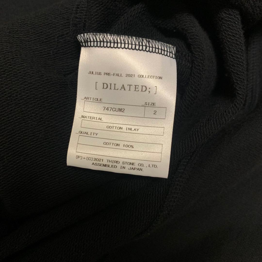 JULIUS スウェット　トレーナー　ブラック　モード　nilos Mサイズ