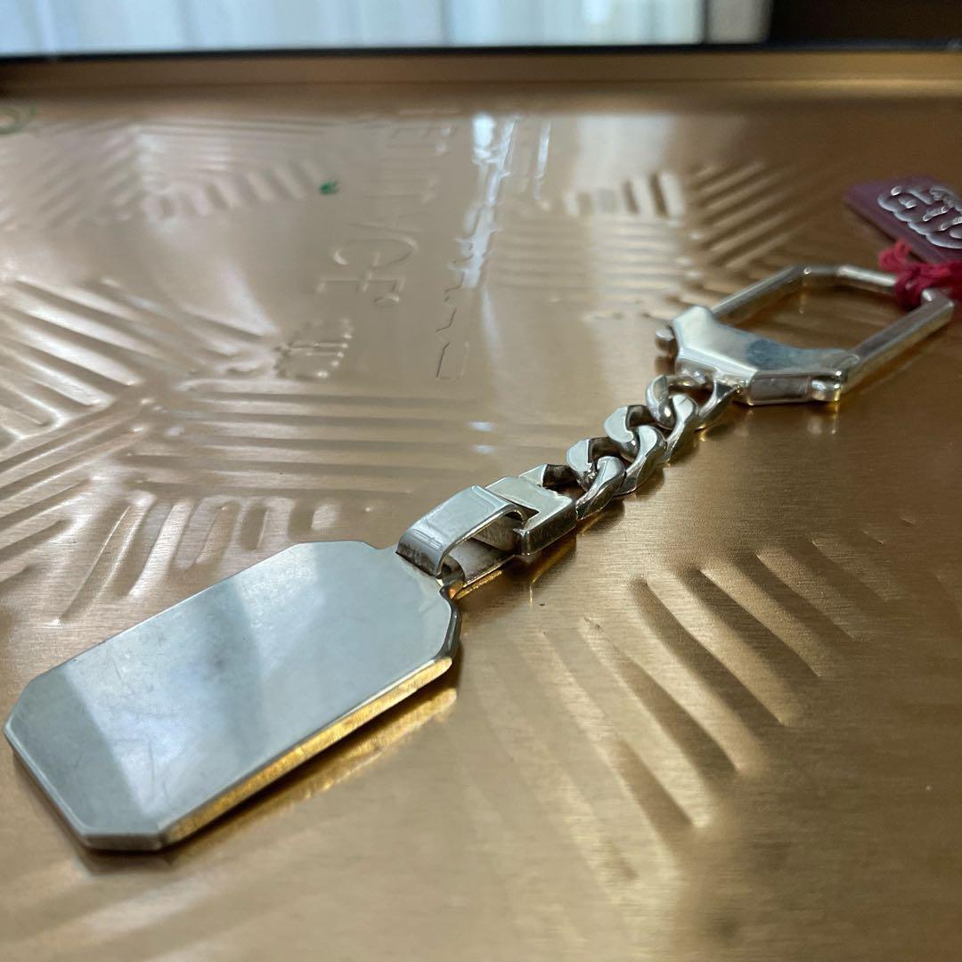 シルバー925　シンプルなキーホルダーアンティーク　レディース　メンズ