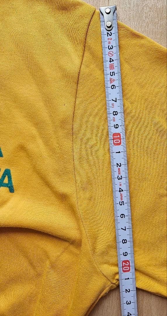 ⭐︎⭐︎⭐︎ATHLETA 昭和　イエロー×緑　 長袖サッカーシャツ