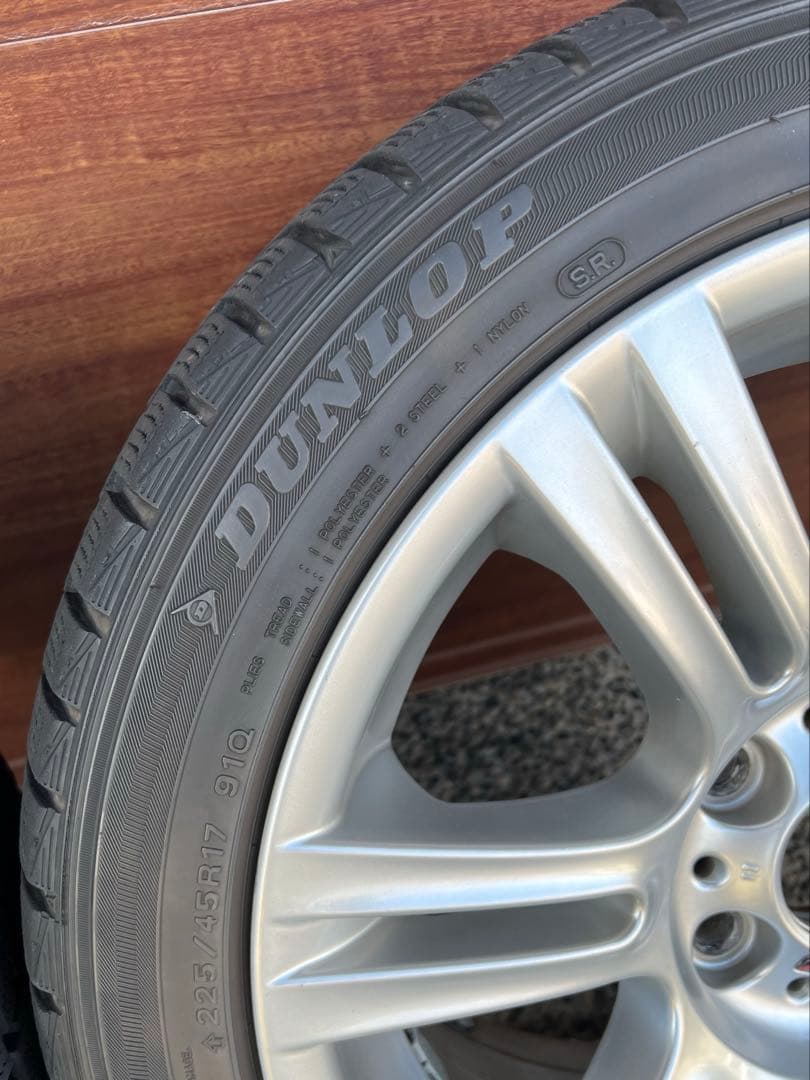 ジョージさま　E91 純正Mスポーツホイール スタッドレス付き