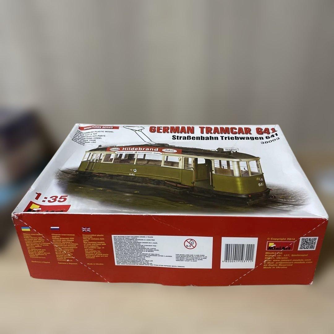 MiniArt 1/35 ドイツ路面電車641 未組立. Ln498