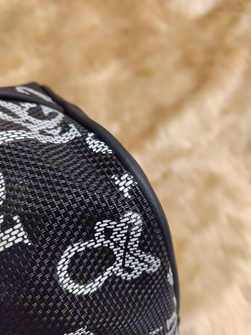 良品✦マークアンドロナ★25年春夏メッシュゴルフラウンドカートバッグ✦ブラック