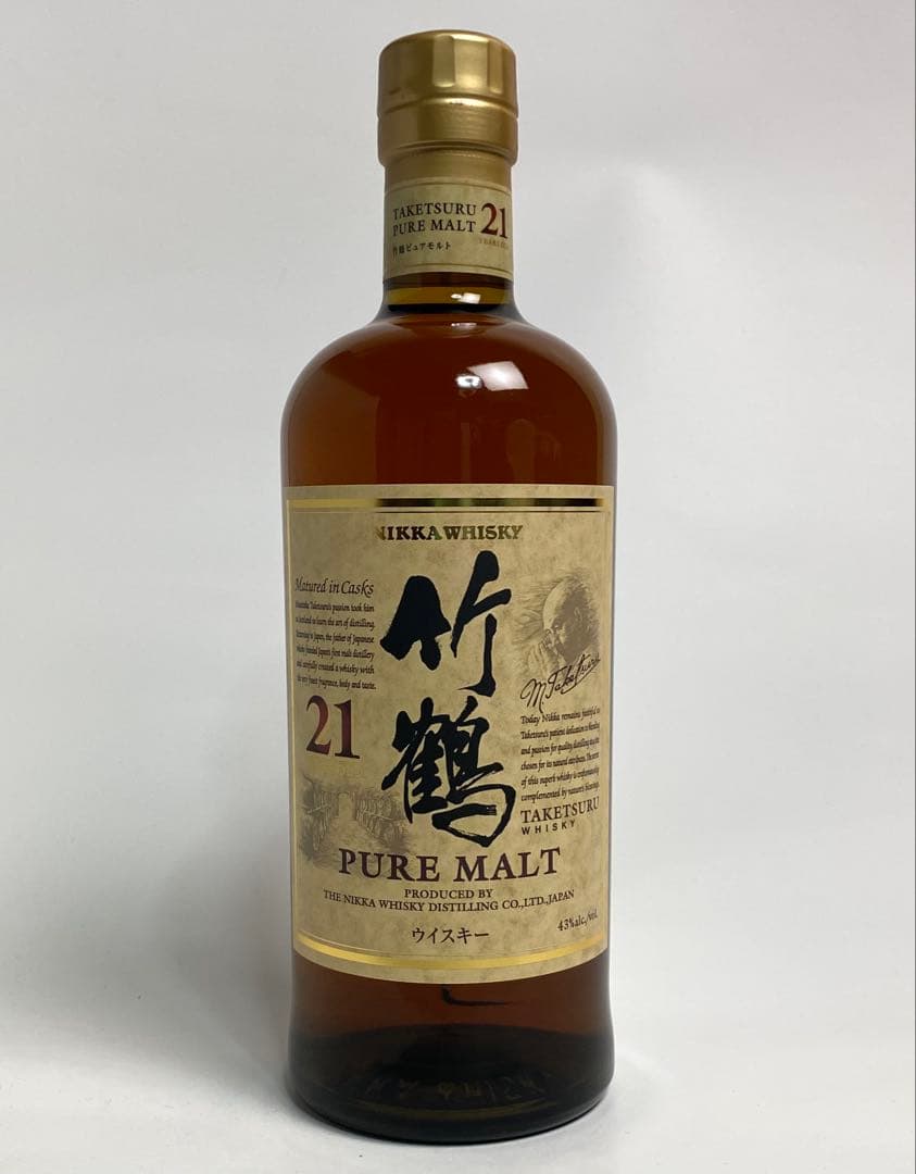 ニッカウヰスキー 竹鶴21年 ピュアモルト700ml