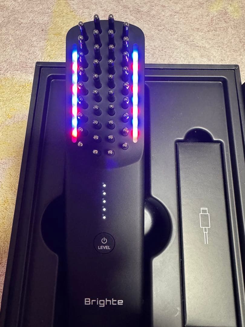 Brighte エレキスカルプブラシ USB充電式