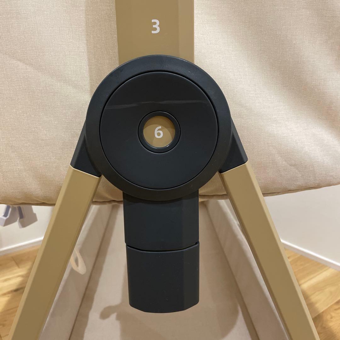 ベビーベッド　折りたたみ　HZDMJ ベージュ