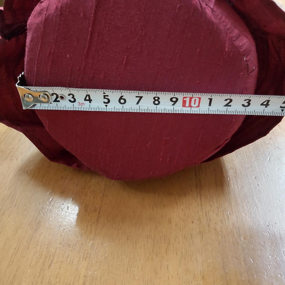 ハーフドール　ピンクッション　ボルドー