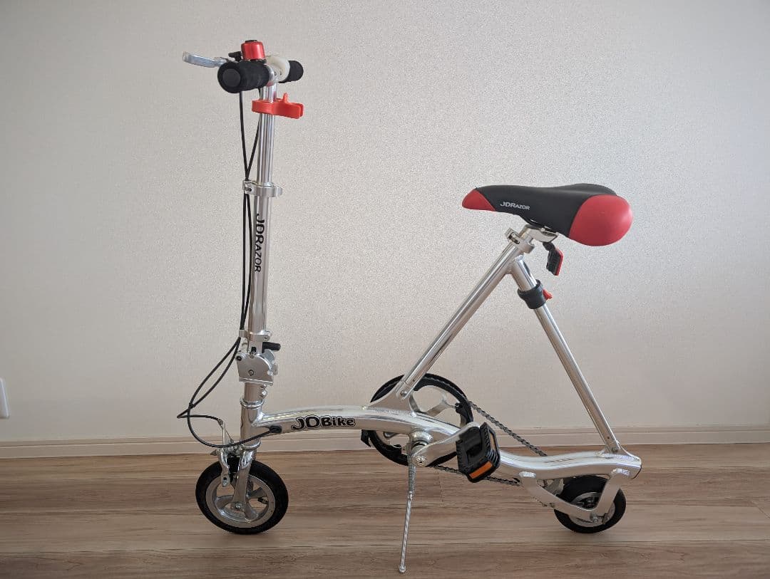 JD Bike 折りたたみ自転車 シルバー/レッド