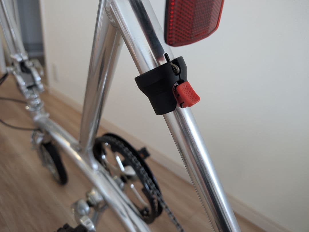 JD Bike 折りたたみ自転車 シルバー/レッド