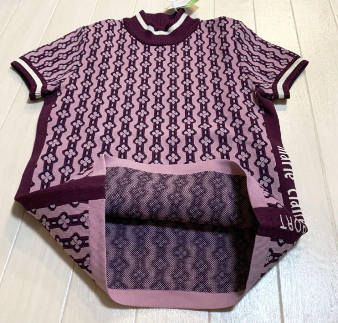 新品■22,880円【マリクレール 】レディース　半袖セーター 、スカート L
