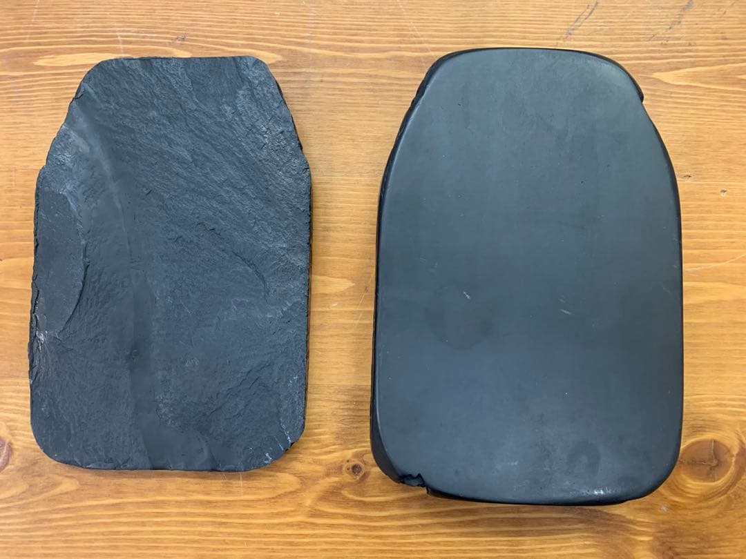 雄勝硯 伝統工芸品 大型硯 蓋付 ＋ 黒運堂 墨の精No.9 紫紺系 3本 書道