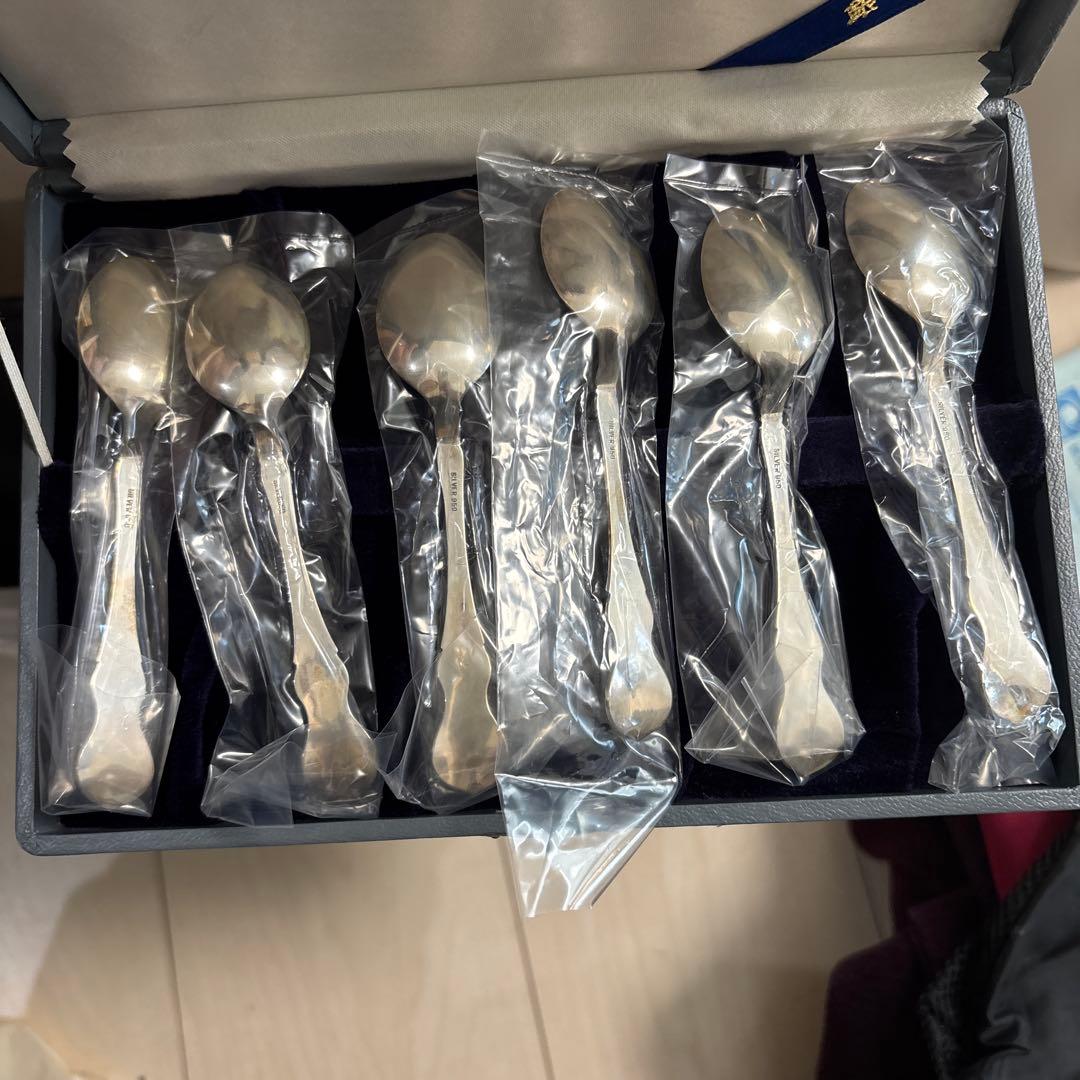 銀製スプーン　6本セット