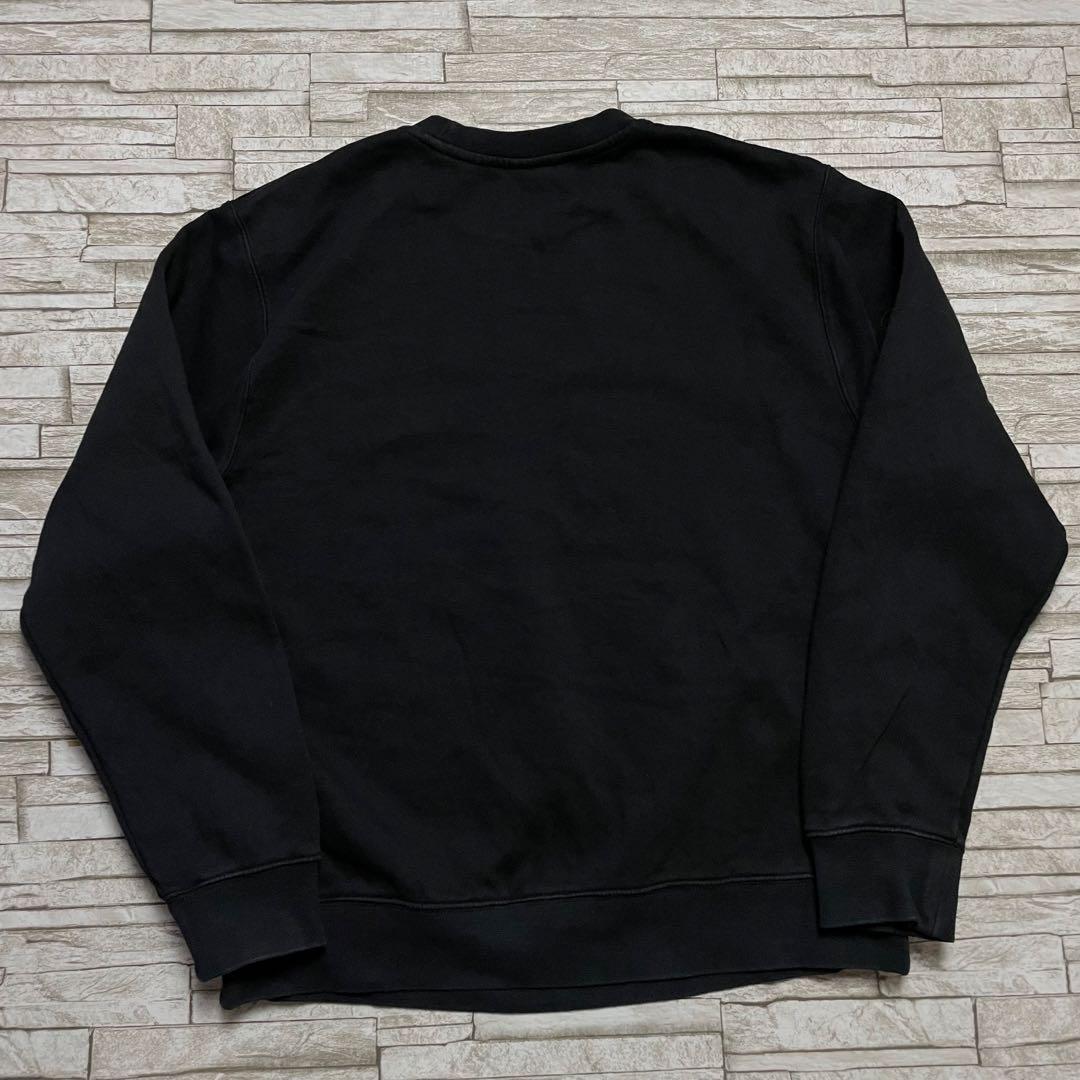 ス*ね様 NIKE スウェット ブラック ワンポイント刺繍ロゴ リバース型 M
