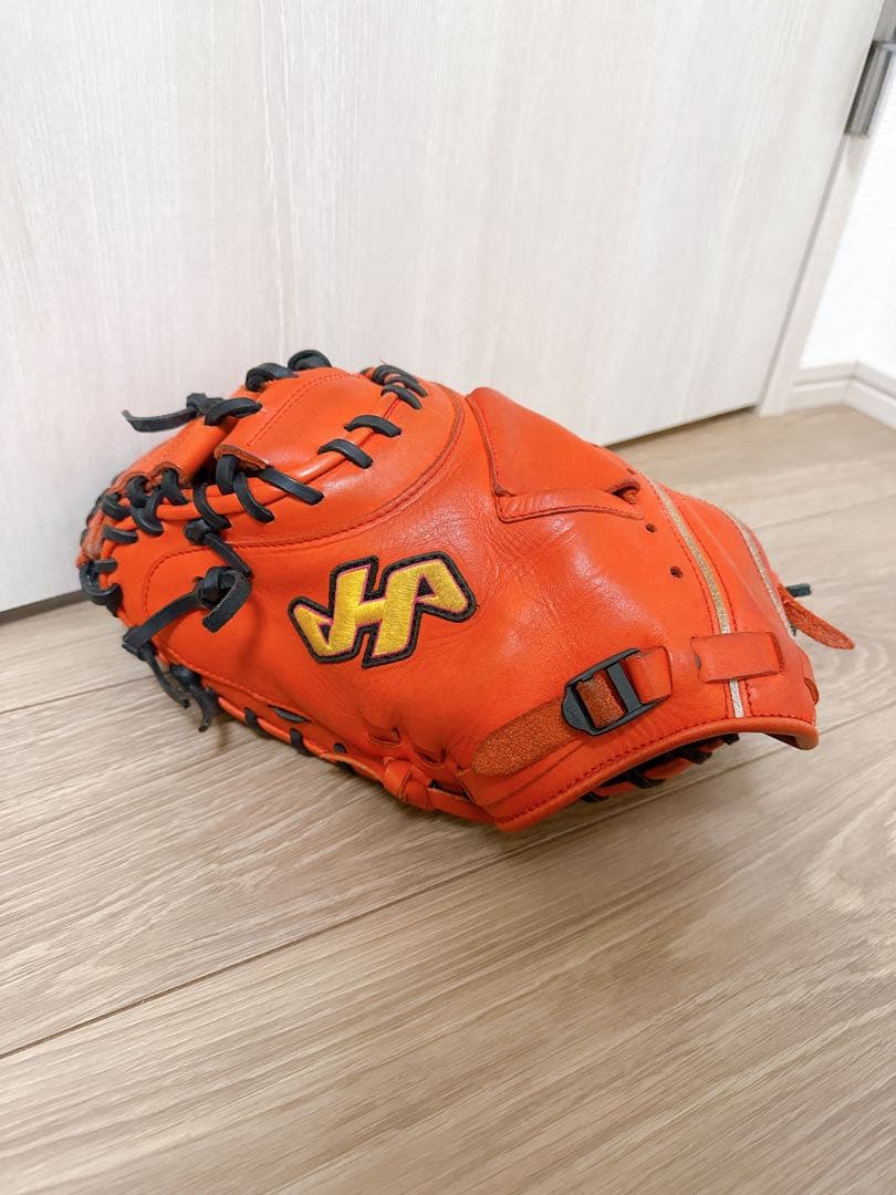【即使用可能】ハタケヤマ 左投げ 軟式用キャッチーミット