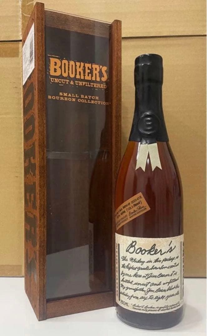 新品未開栓 サントリー ブッカーズ 2025 木箱付き 750ml