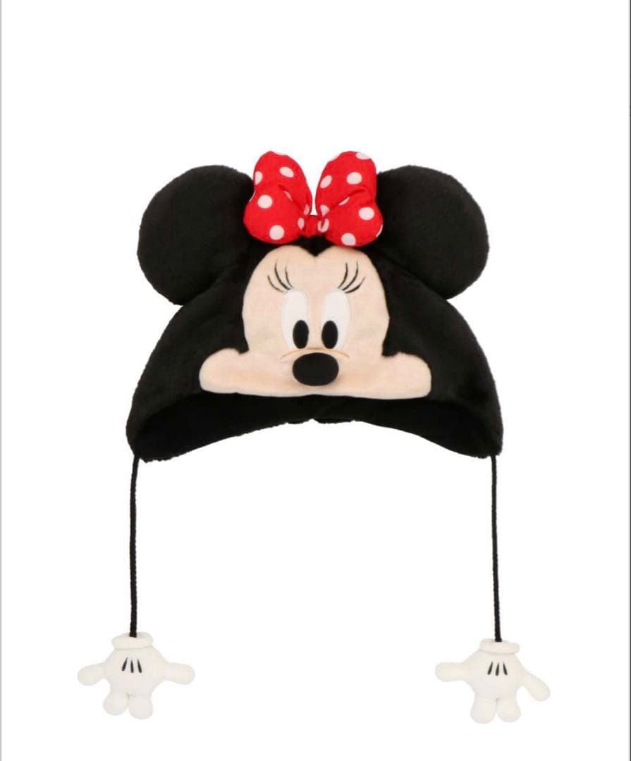 ミニーマウス・ミッキーマウス耳付き帽子 ミニーミッキーのファンキャップ