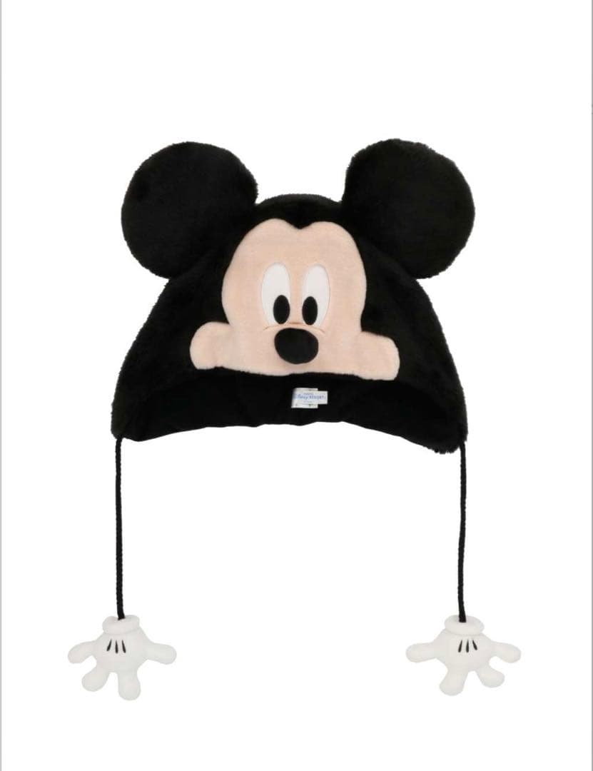 ミニーマウス・ミッキーマウス耳付き帽子 ミニーミッキーのファンキャップ