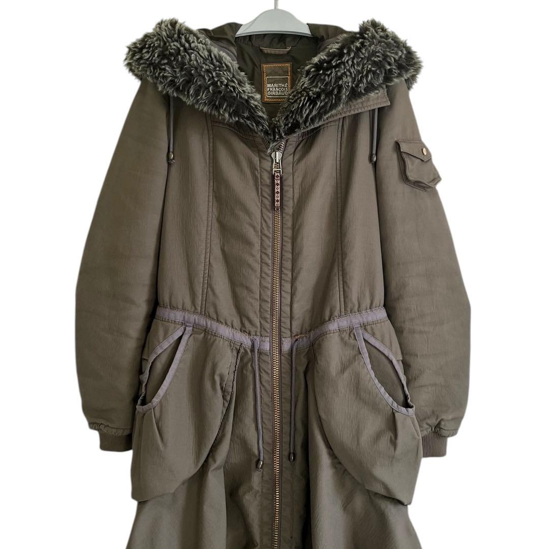 00s M+F GIRBAUD フレアギミック モッズコート サイバー グランジ