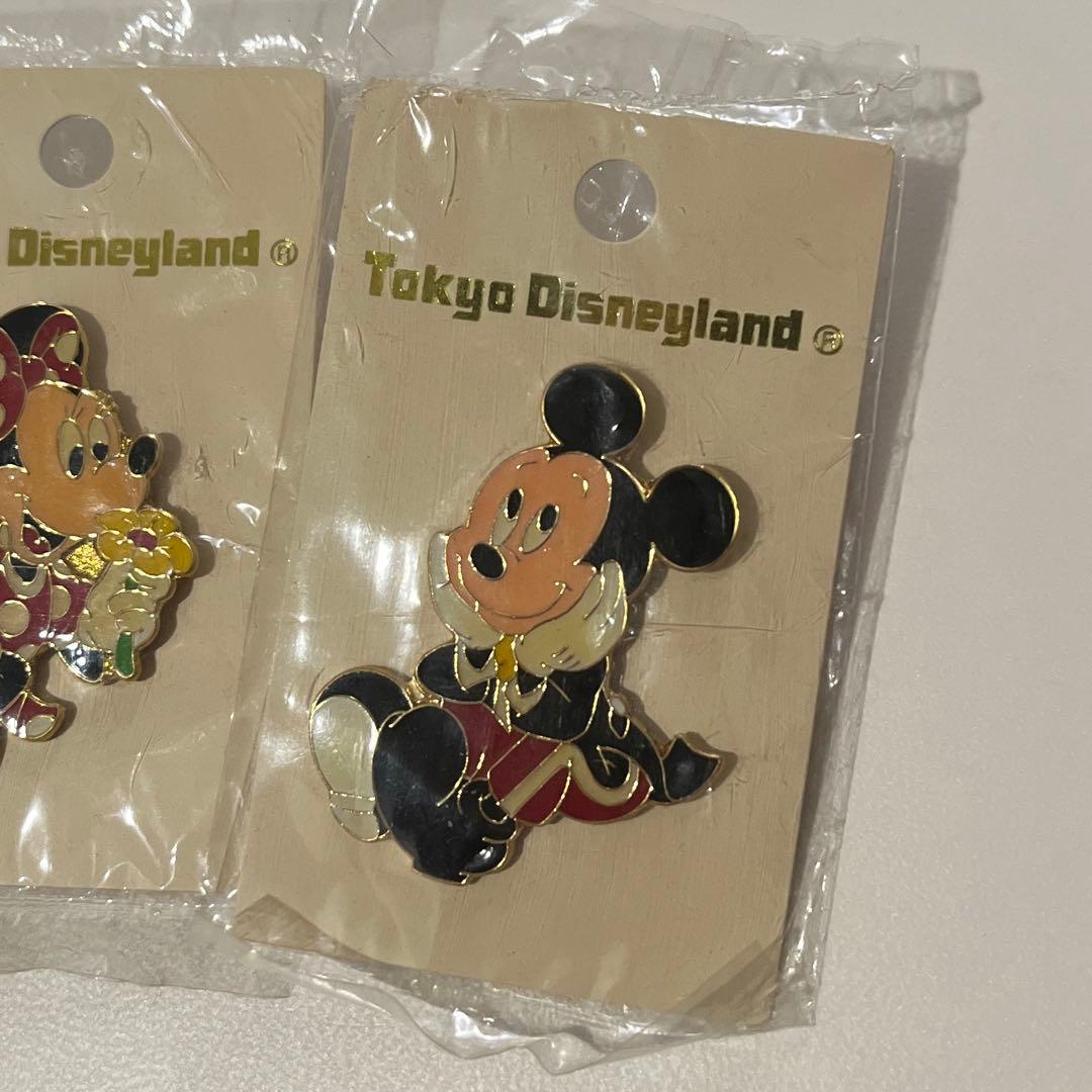 激レア 希少品 東京ディズニーランド ミッキー ミニー ピンバッジ