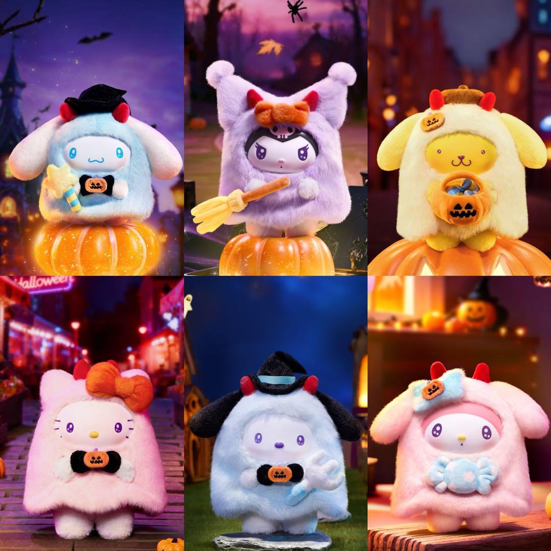 未開封品　MINISO サンリオ　ハロウィン　ぬいぐるみチャーム　6点セット