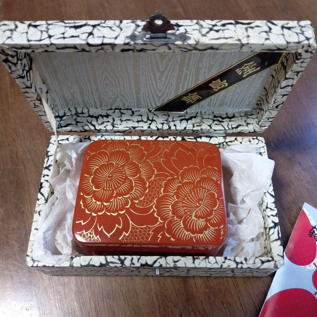 輪島塗　小物入　新品未使用箱付き