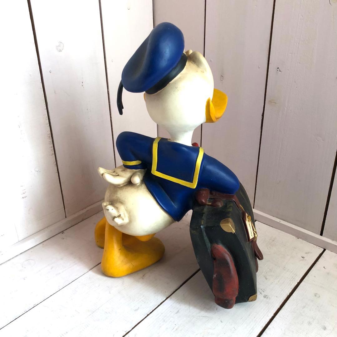 【ドナルドダック 木製アンティークフィギュア】