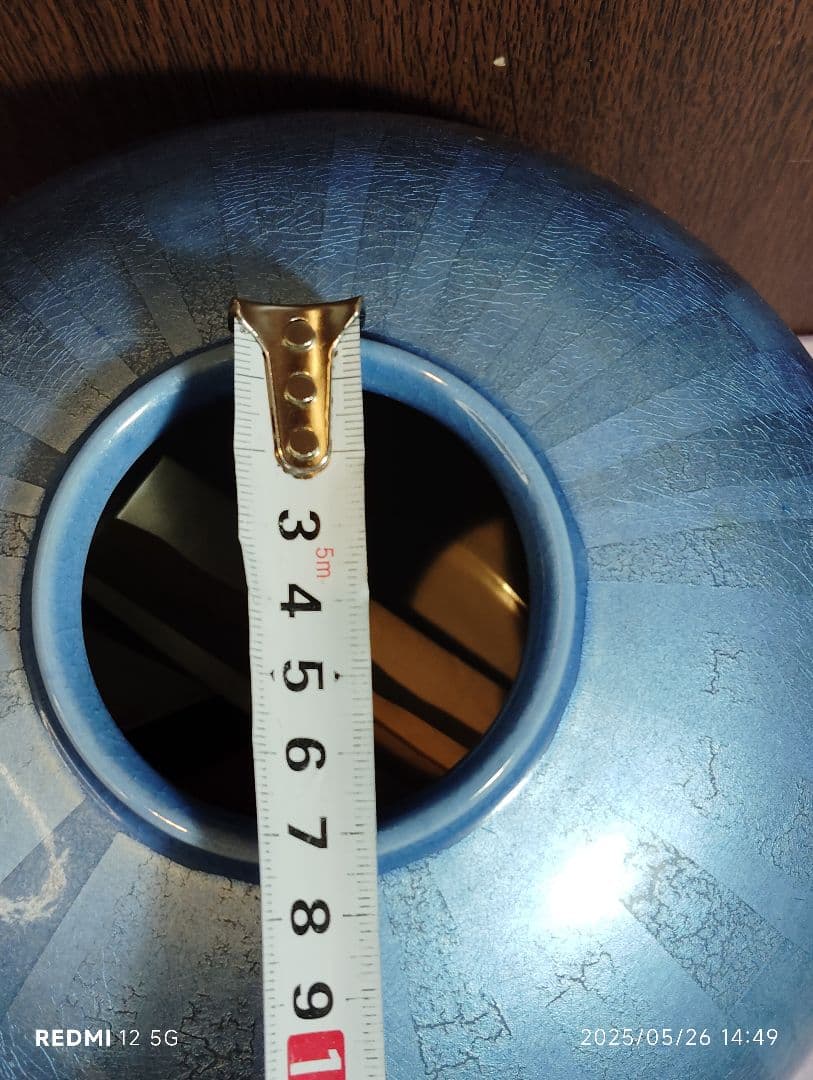 【本物保証】中田一於 釉裏銀彩花瓶 共箱 栞 共布 九谷焼 師:三代徳田八十吉