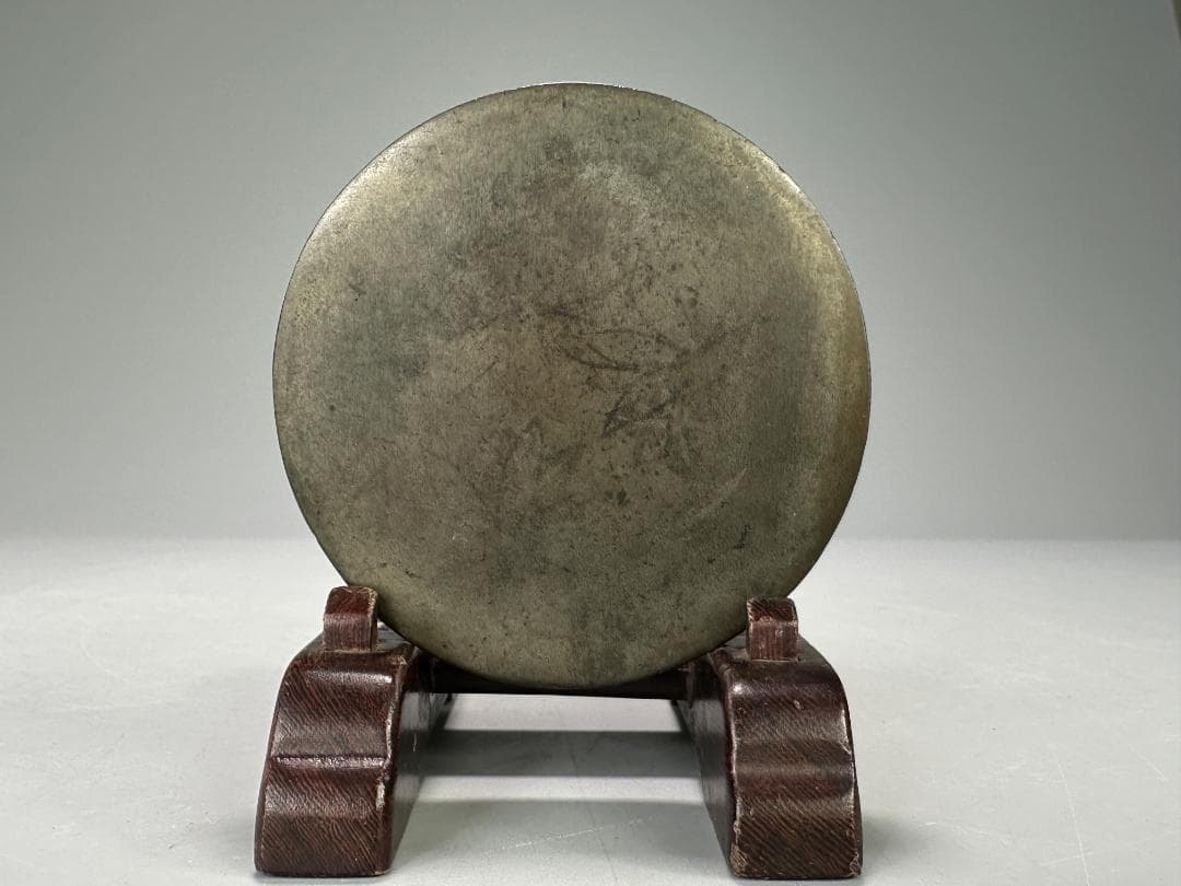 中国美術　唐時代　海獣葡萄文銅鏡　古鏡　時代物　古物保証　旧蔵出し