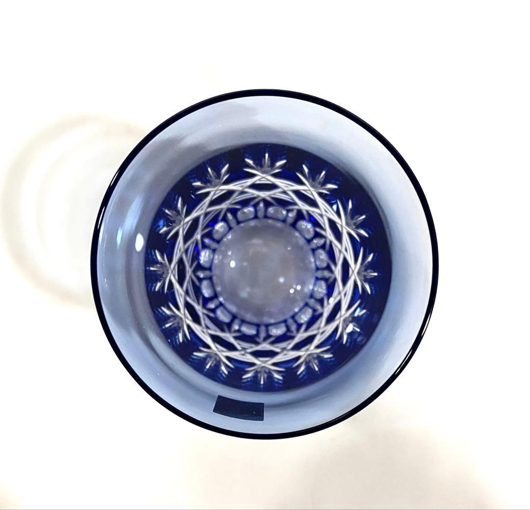 江戸切子　カガミクリスタルのレトロで重厚な　”サンクラール”　ペアタンブラー