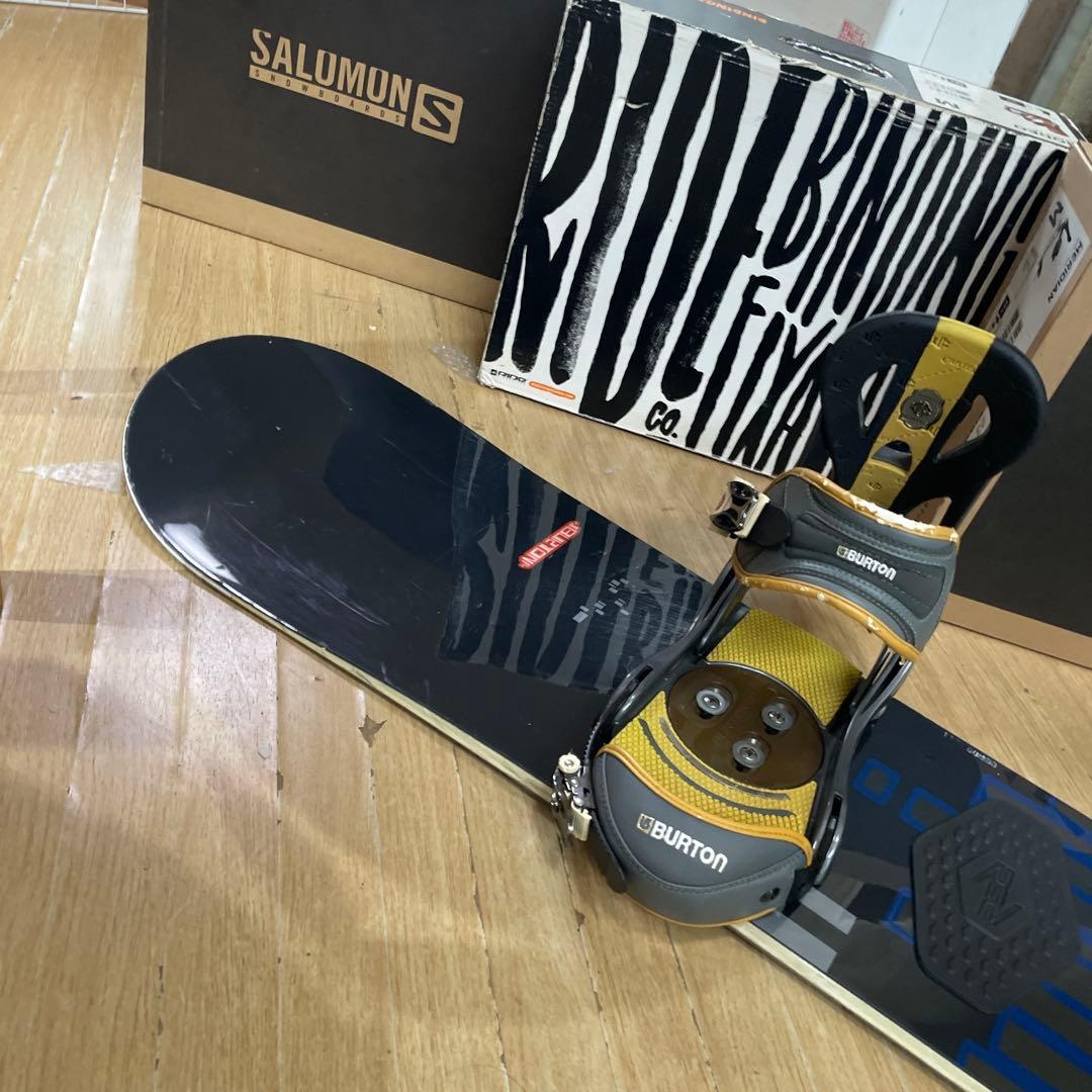 BURTON　バートン　CARTEL　バインディング付スノーボードセット