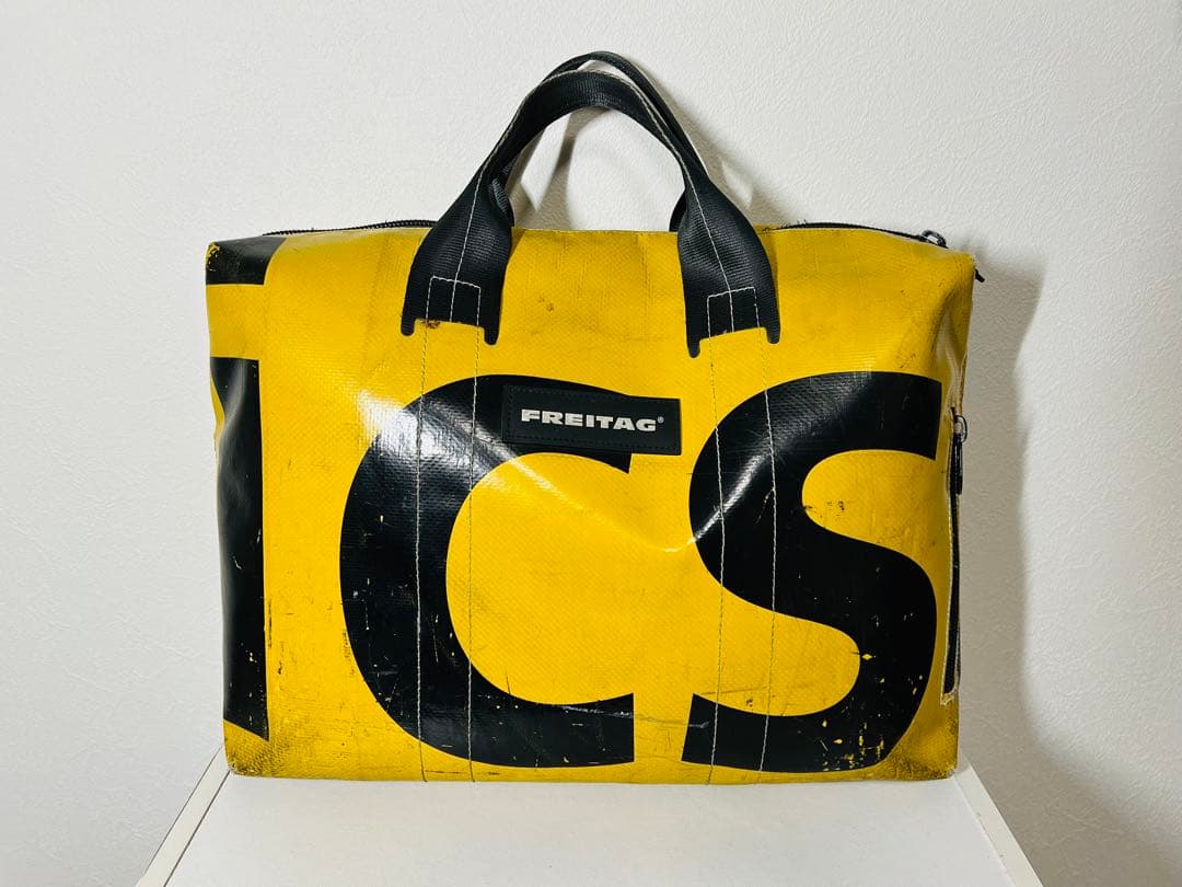 【最終値下げ】フライターグ　BEN F77 イエローブラック ショルダーバッグ