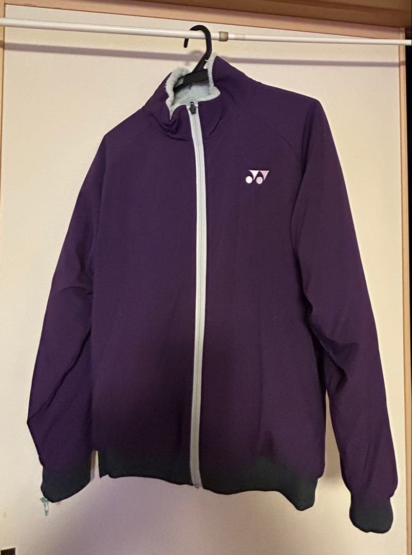 [リバーシブル] ヨネックス 紫色ボアジャケットsizeS