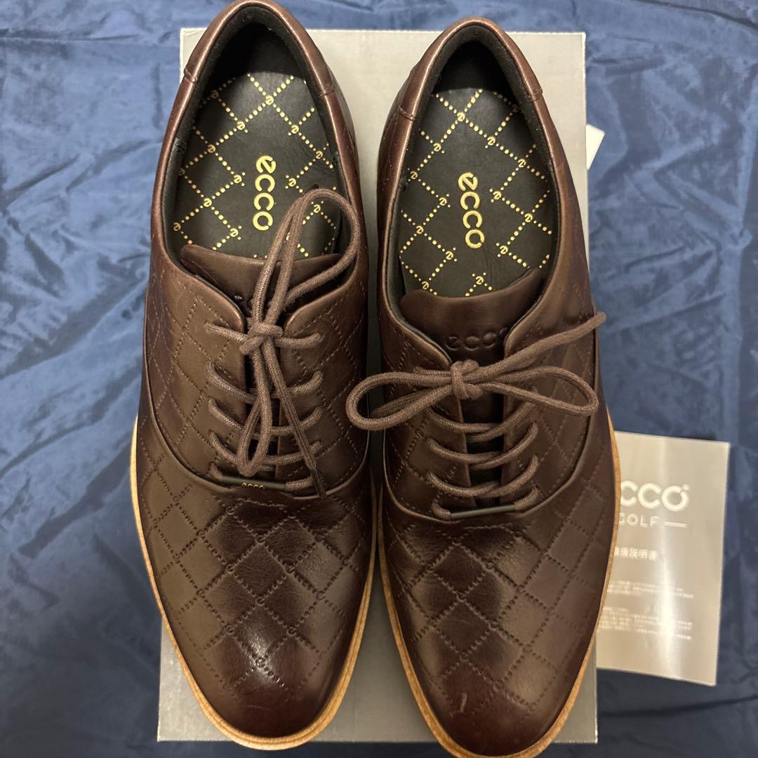 【新品】ecco スパイクレスゴルフシューズ クラシックハイブリッド EU42