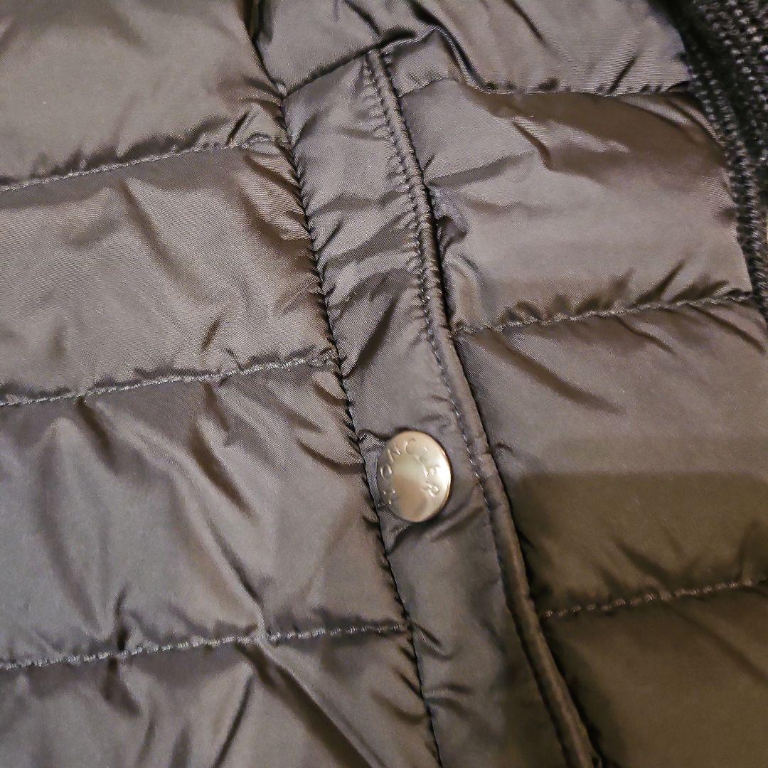 テロン⭐MONCLER ブラックダウンニット　 フード付き
