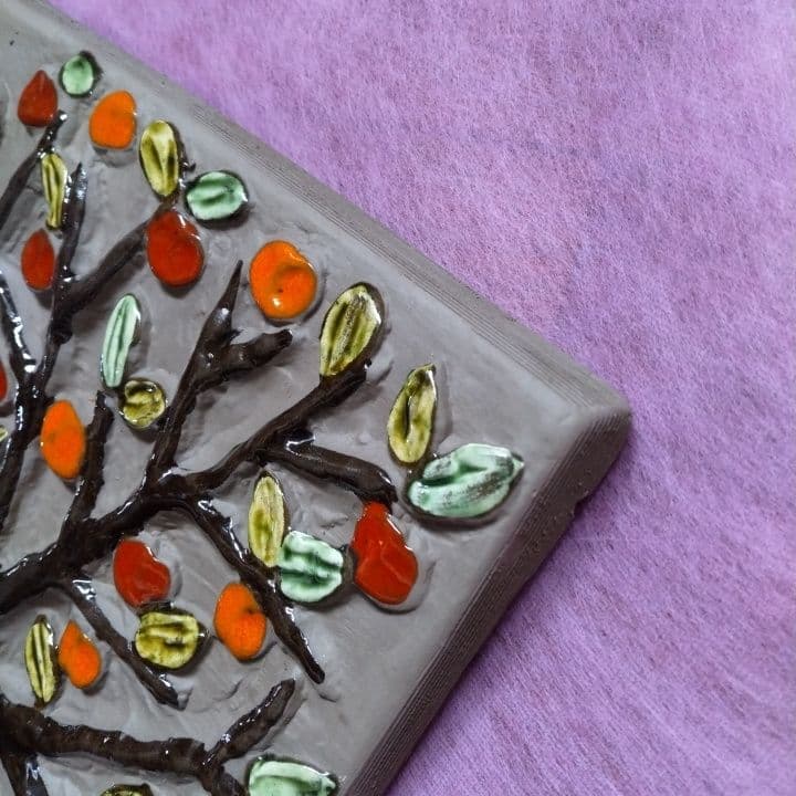 Jie Gantofta ジイ・ガントフタ リンゴの木 陶板 SWEDEN 新品