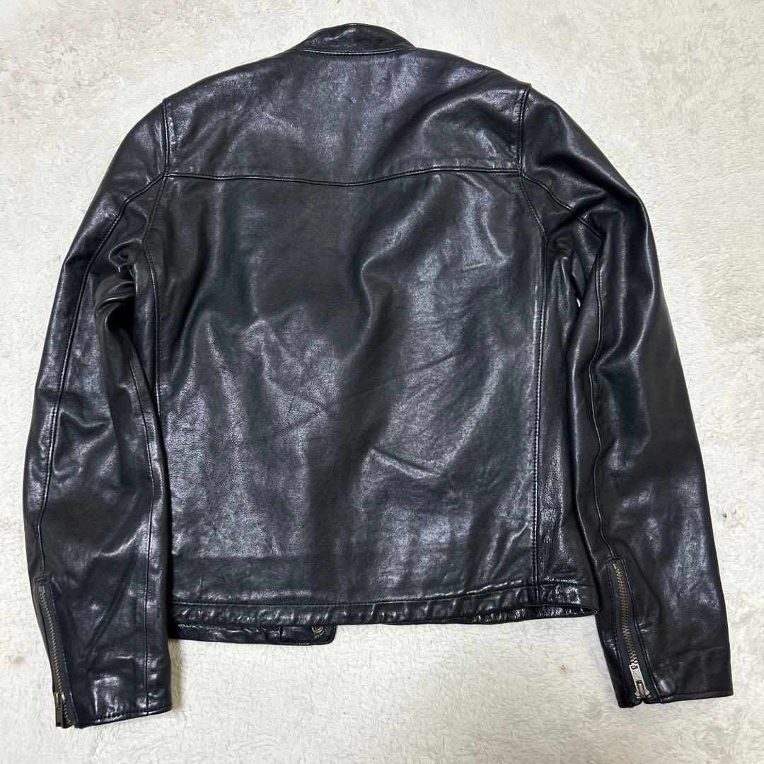 ヒステリックグラマー レザージャケット 山羊革 サイズfree ブラック