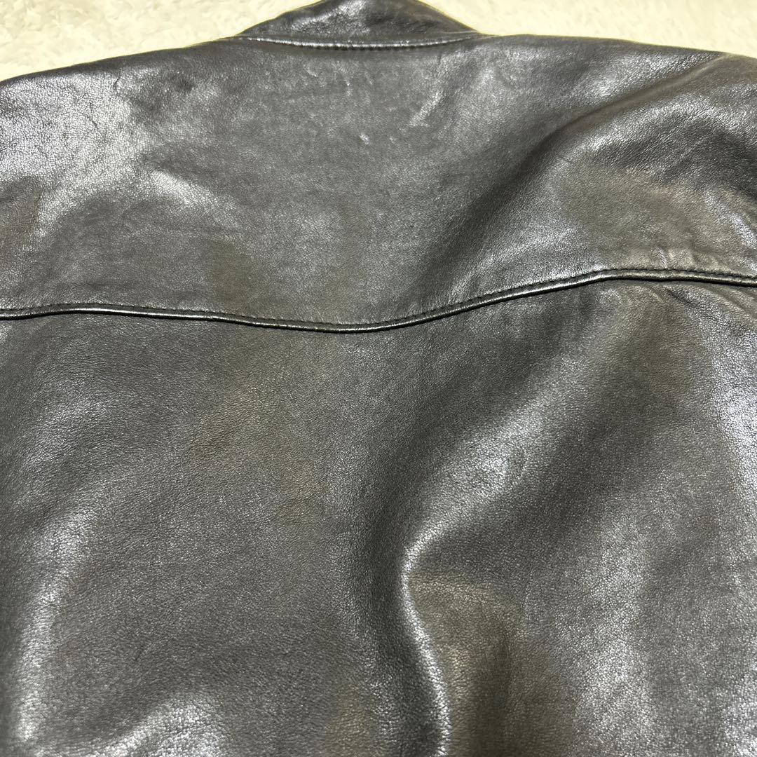 ヒステリックグラマー レザージャケット 山羊革 サイズfree ブラック