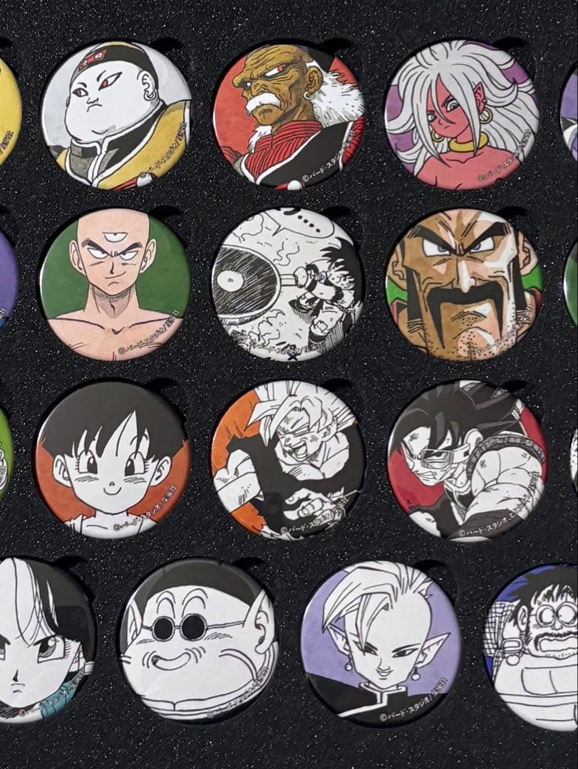 ドラゴンボール 39周年39種類缶バッジ 当選通知書付き
