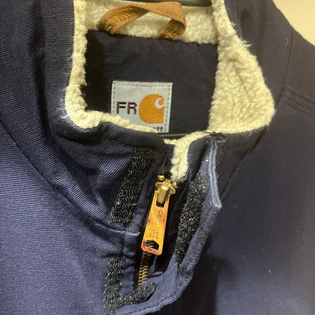 【ニック】Carhartt ダック　ベスト　ネイビー メキシコ製