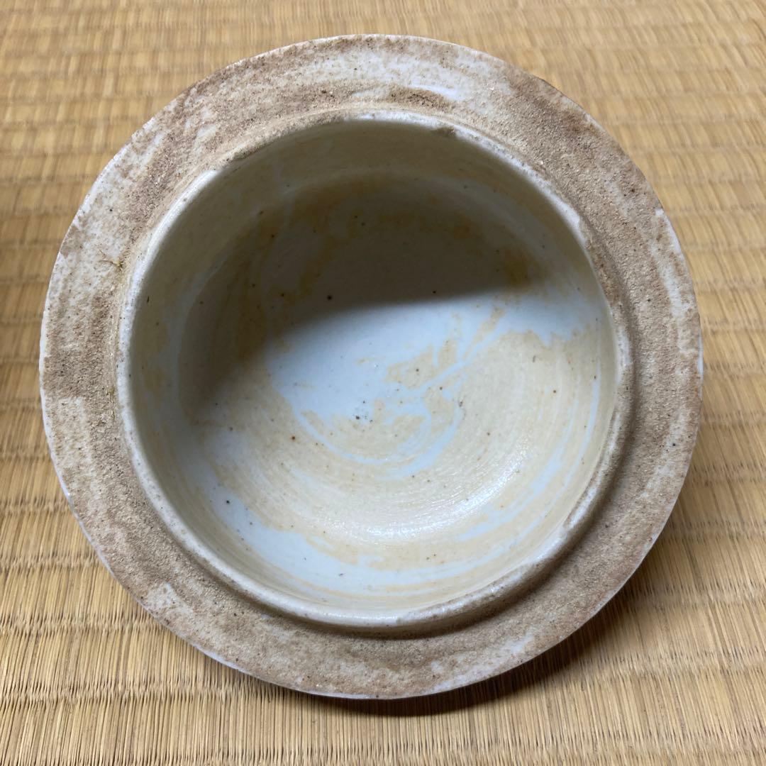 李朝白磁　蓋物壺